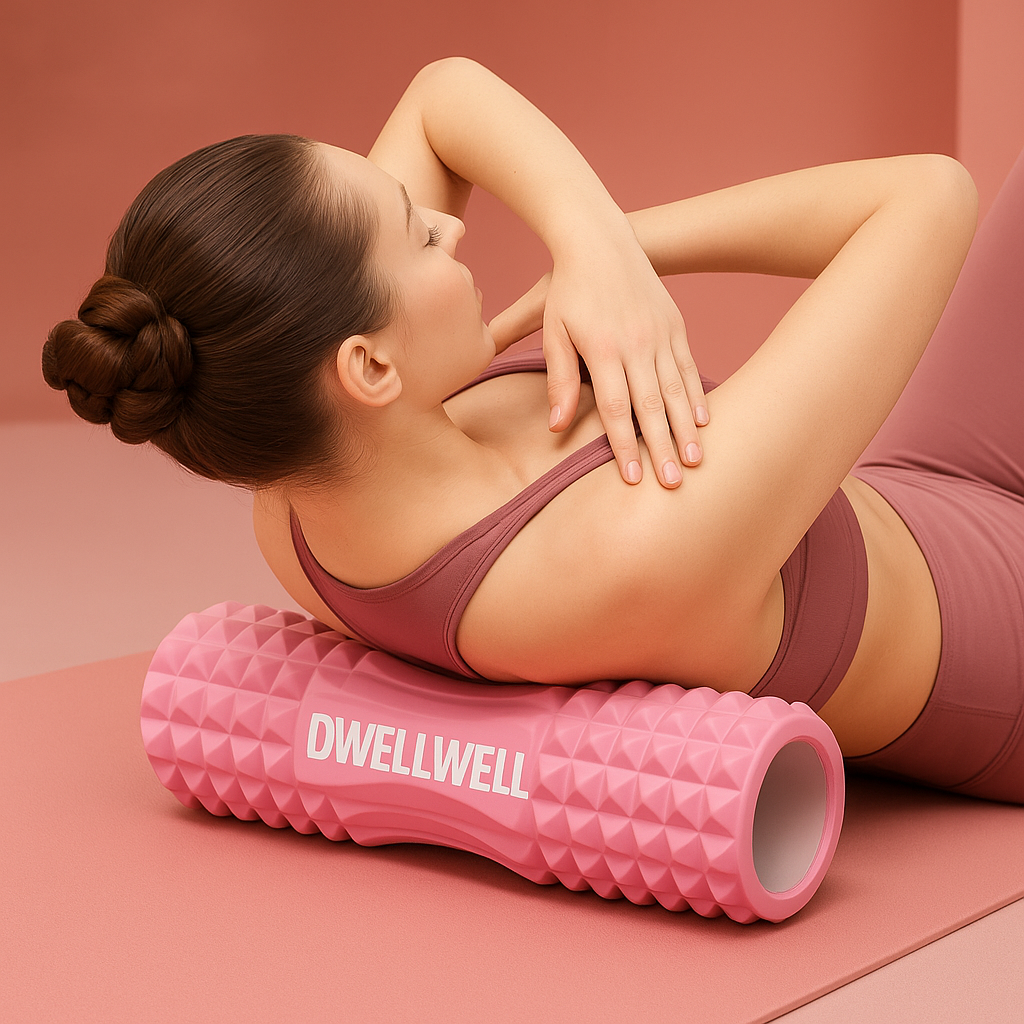 DwellWell 45cm Foam Roller – Muscle & Recovery Tool