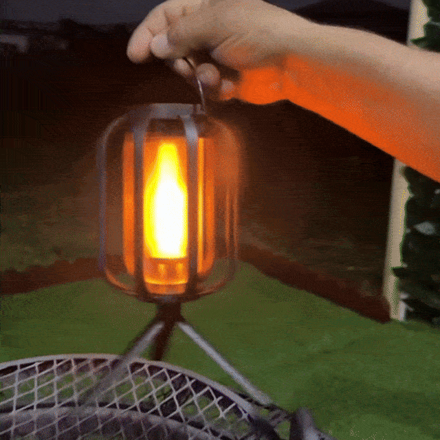 DwellGlow™ – Solar Flame Lantern