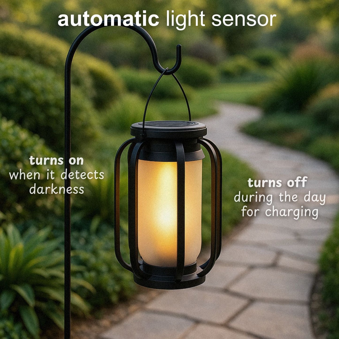 DwellGlow™ – Solar Flame Lantern