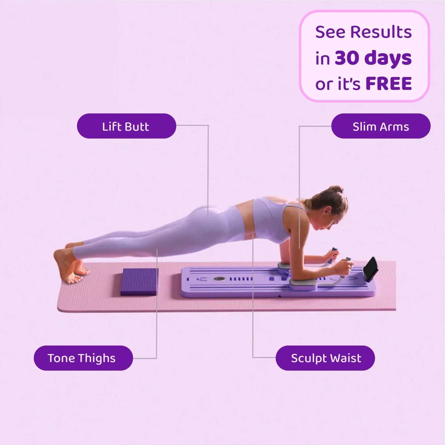DwellWell Complete Pilates Reformer Set