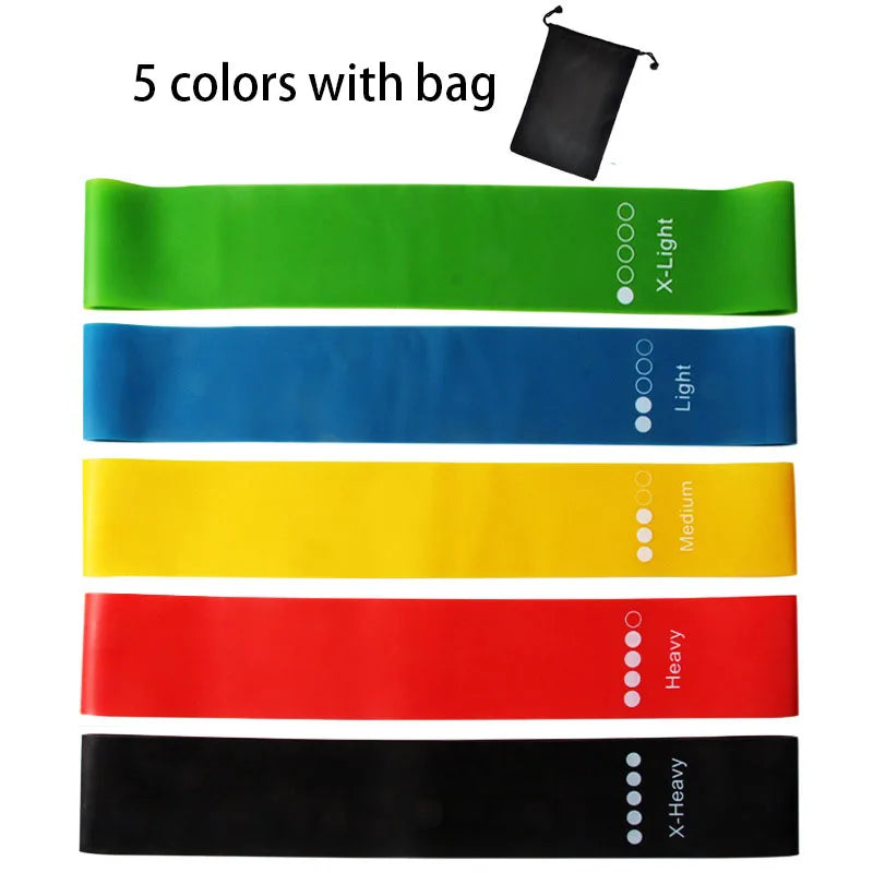 DwellWell 5-Piece Resistance Loop Band Set