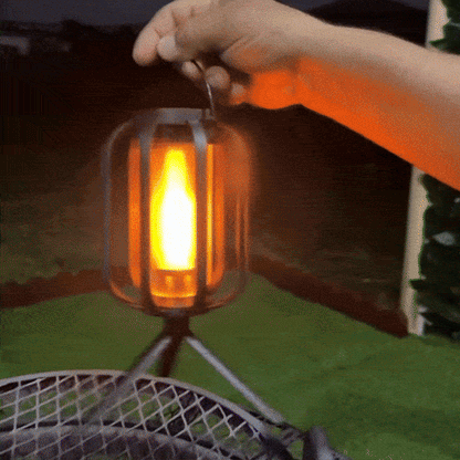 DwellGlow™ – Solar Flame Lantern