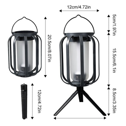 DwellGlow™ – Solar Flame Lantern