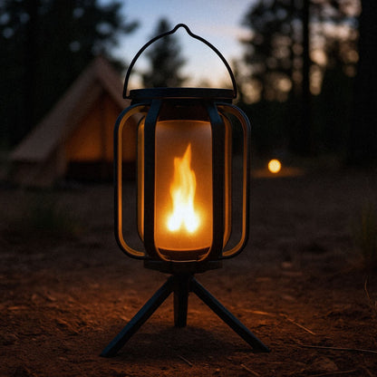 DwellGlow™ – Solar Flame Lantern
